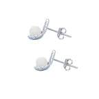 Aretes de Concha, Plata .925, Ame Glam Pop
