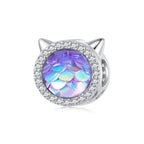 Charm de Plata .925, Mermaid Cat, Miow