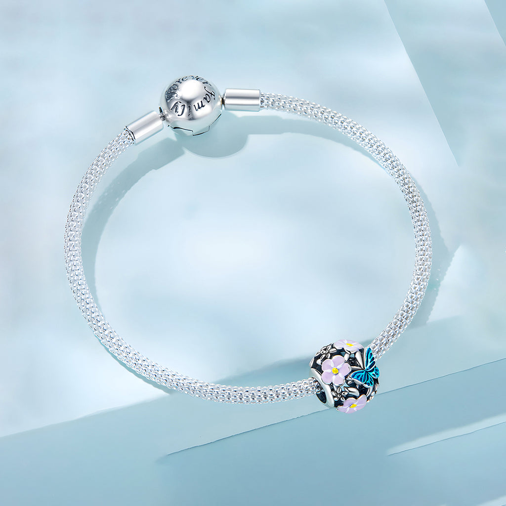 Charm de Flores, Plata .925, Ame Glam Pop