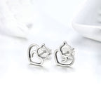 Aretes de Plata .925, Cat'S Love, Miow