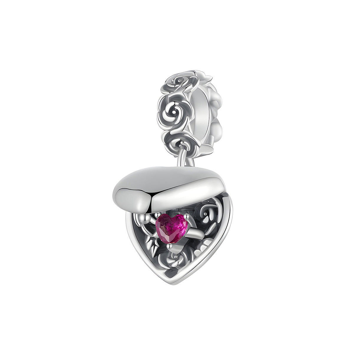 Charm de Corazón, Plata .925, Ame Glam Pop