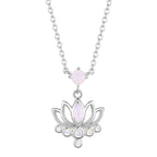 Collar de Flor, Plata .925, Ame Glam Pop