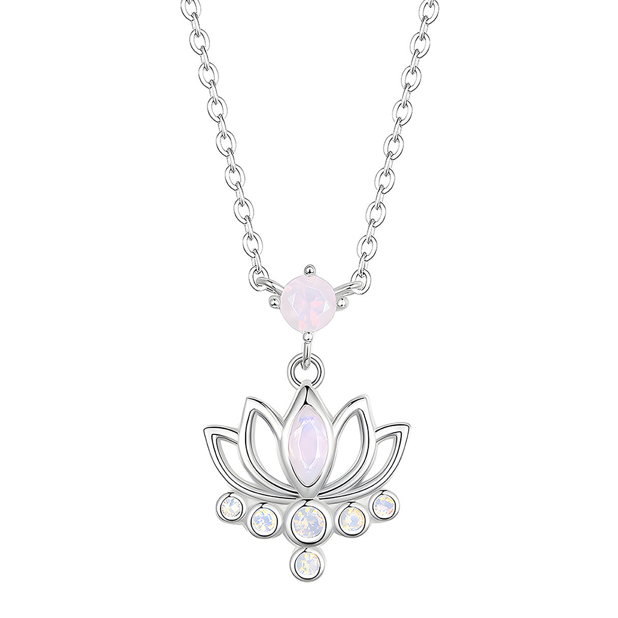 Collar de Flor, Plata .925, Ame Glam Pop