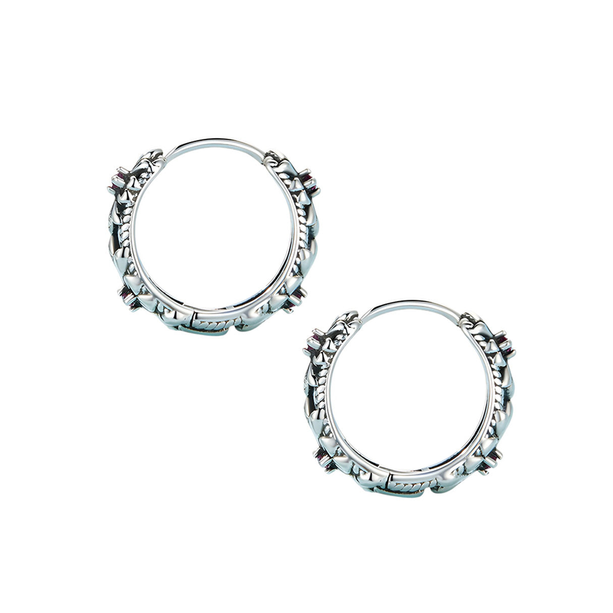 Aretes de Flor, Plata .925, Ame Glam Pop