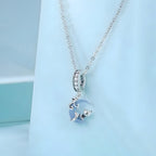 Charm de Plata .925, Cat Hug Moon, Miow