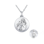 Collar de Plata .925, Cat Urn, Miow