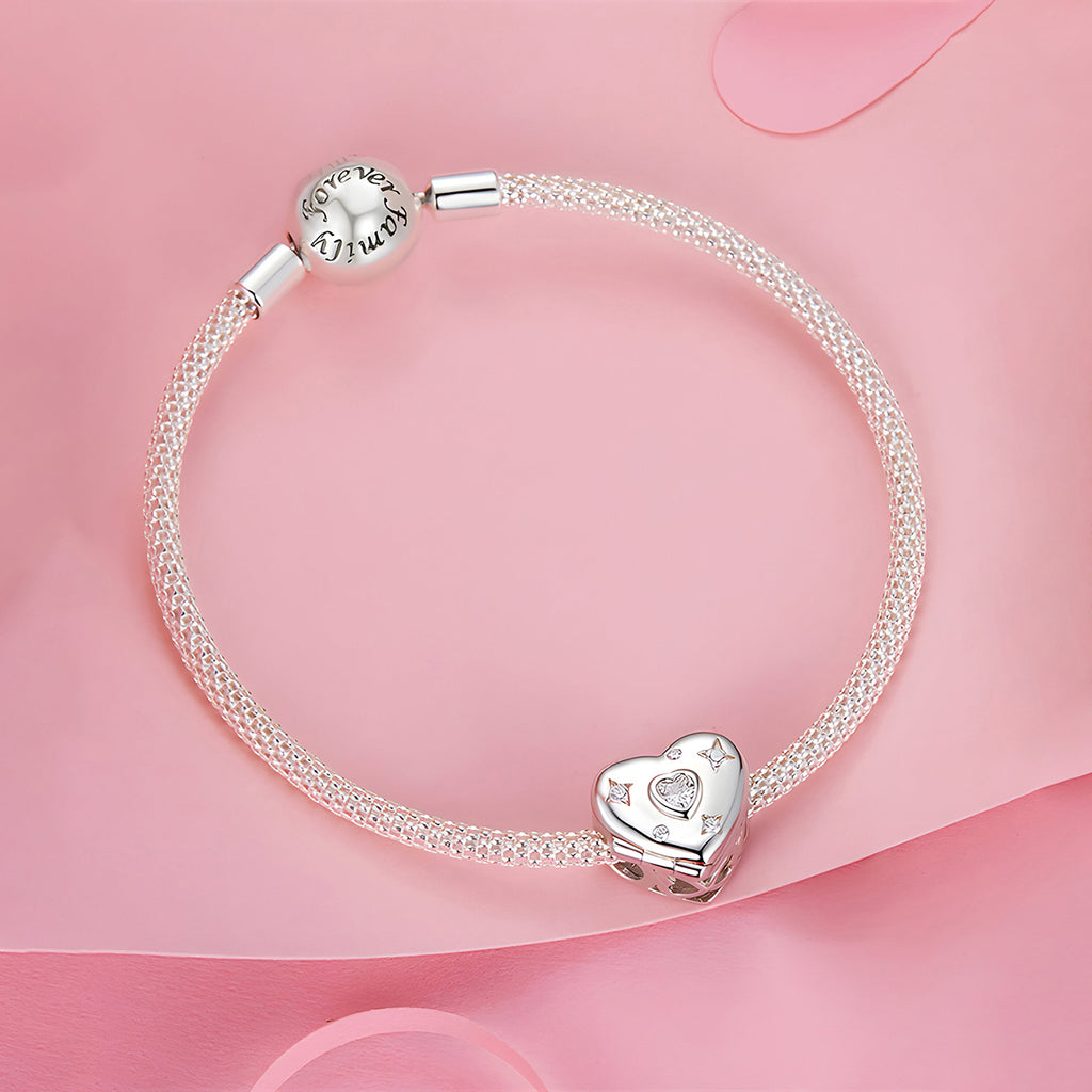 Charm de Corazón, Plata .925, Ame Glam Pop