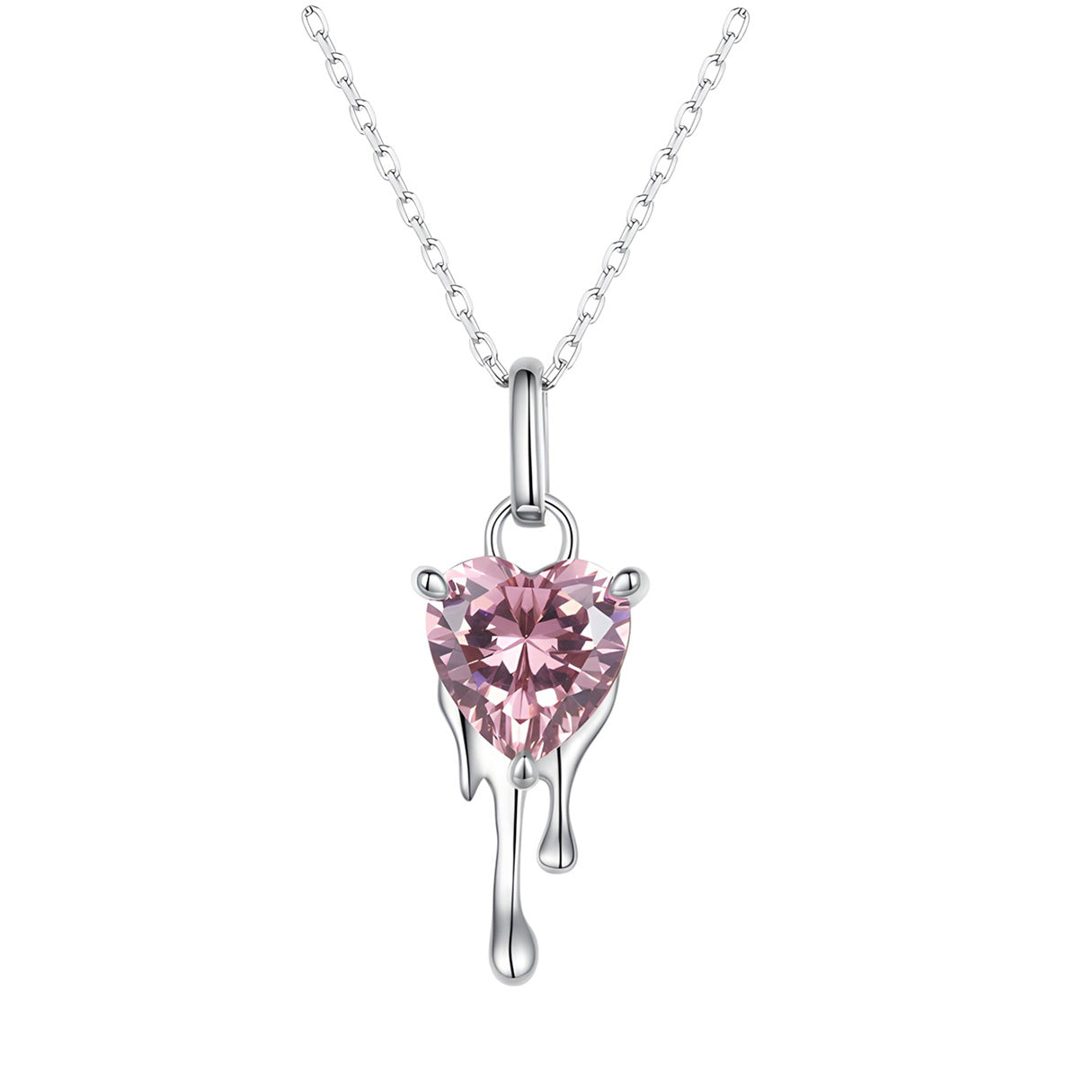 Collar de Corazón, Plata .925, Ame Glam Pop