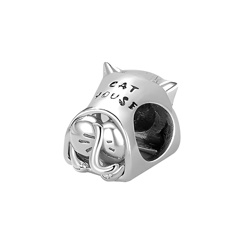 Charm de Plata .925, Hidden Cat, Miow