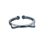 Anillo de Plata .925, Black Cat, Miow