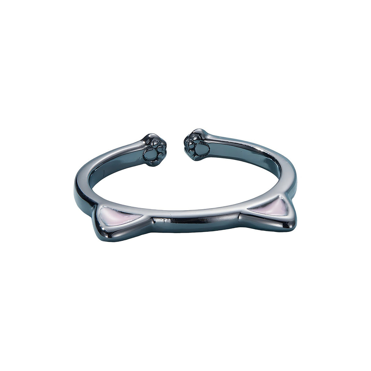 Anillo de Plata .925, Black Cat, Miow