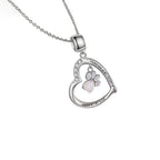 Collar de Plata .925, Opal Print, Miow