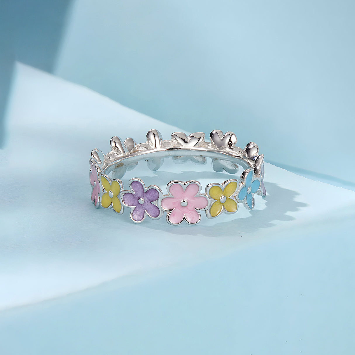 Anillo de Flores Primavera, Plata .925, Ame Glam Pop N°6