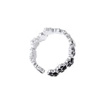 Anillo de Plata .925, Black Footprint, Miow