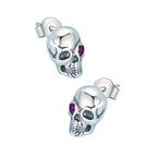 Aretes de Cráneo, Plata .925, Ame Glam Pop
