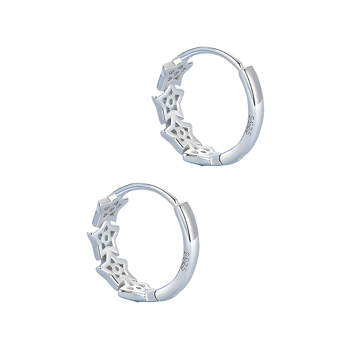 Aretes de Estrella, Plata .925, Ame Glam Pop
