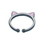 Anillo de Plata .925, Black Cat, Miow
