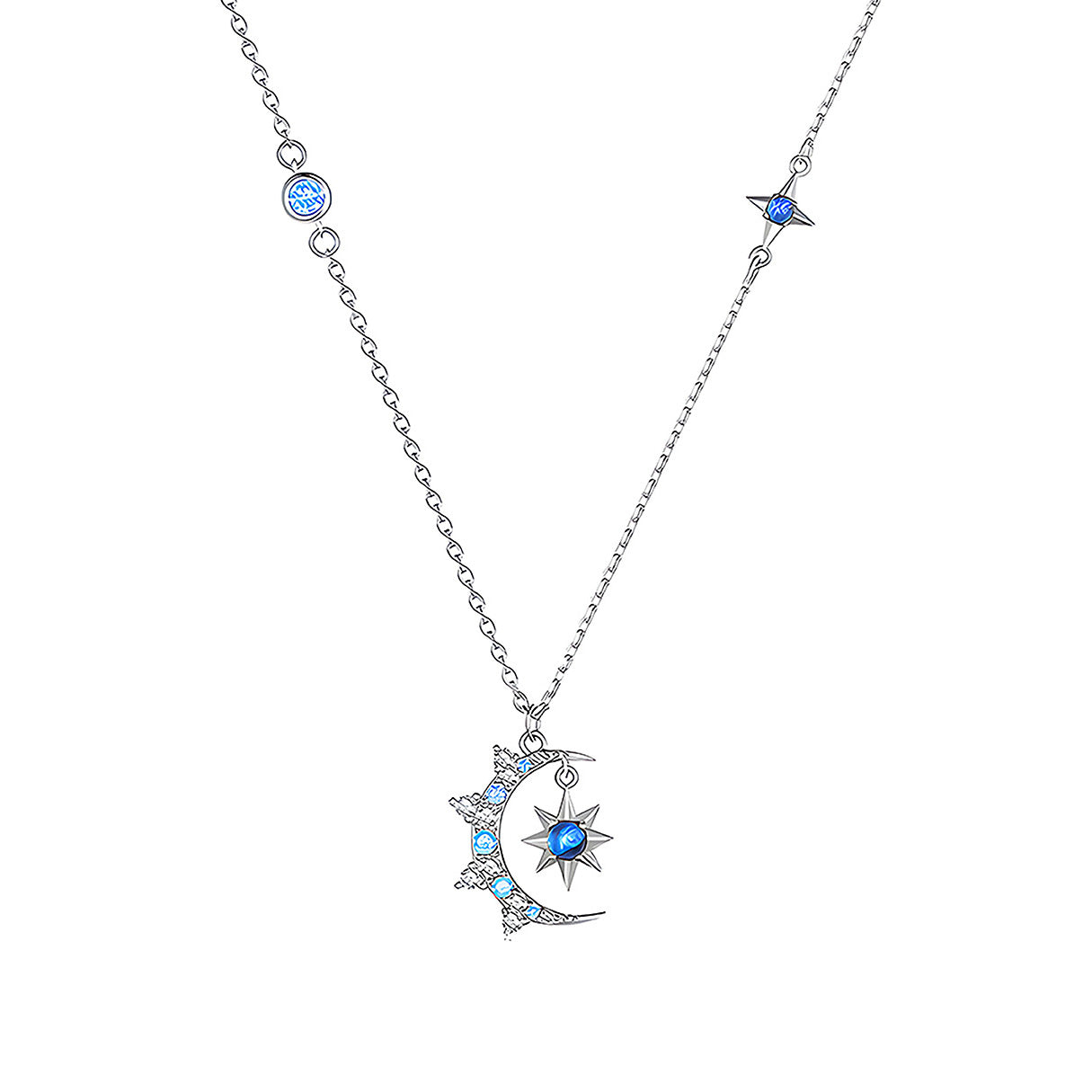 Collar de Luna, Plata .925, Ame Glam Pop