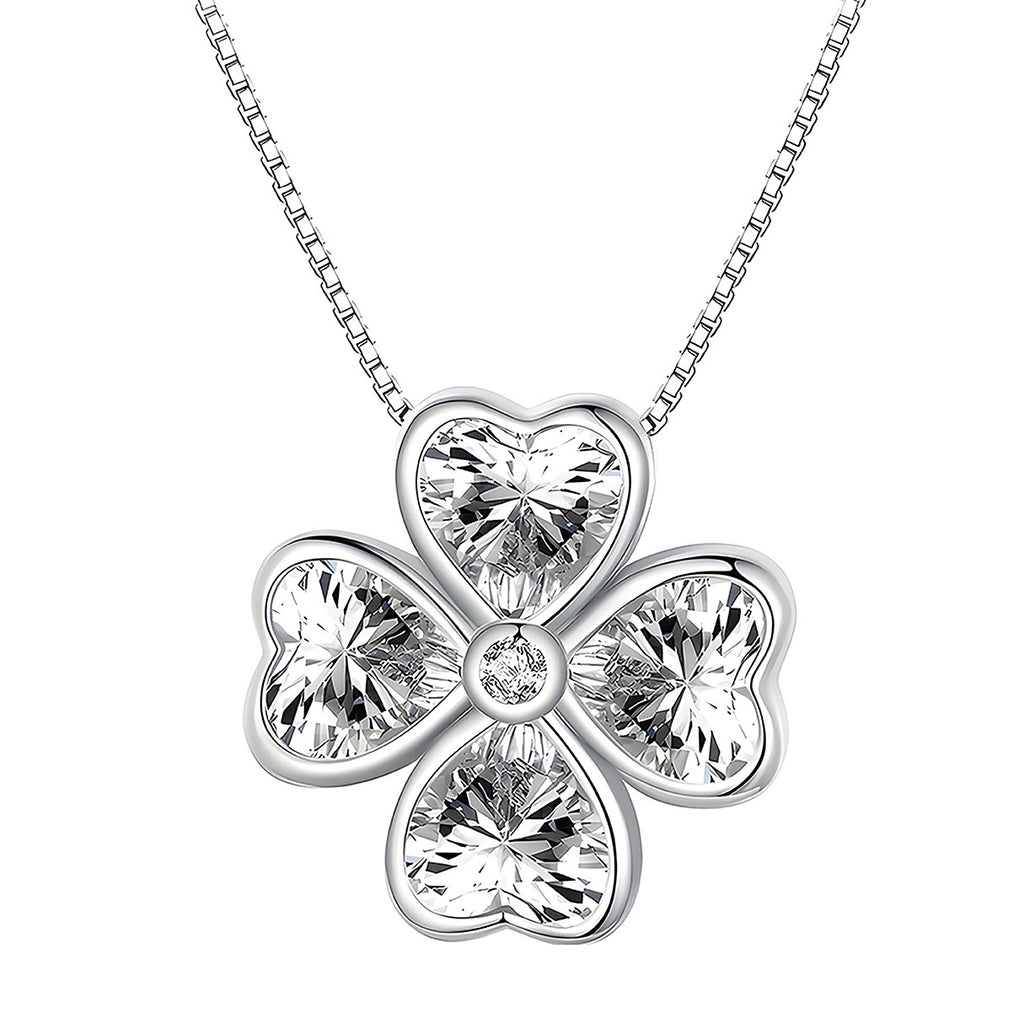 Collar de Trébol, Plata .925, Ame Glam Pop