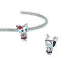 Charm de Plata .925, Flirty Kitten, Miow