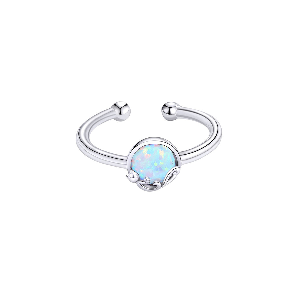 Anillo de Plata .925, Cat In The Ocean, Miow