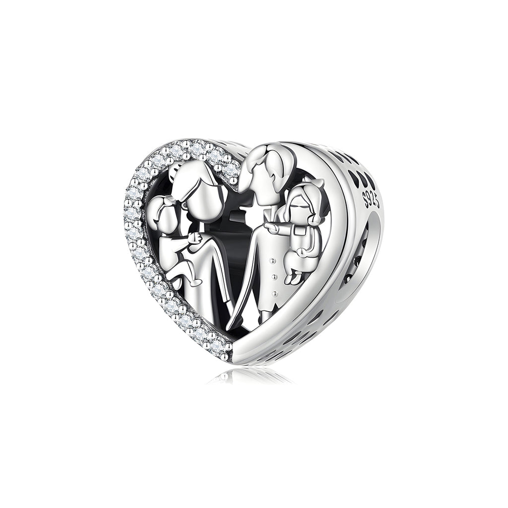 Charm de Corazón, Plata .925, Ame Glam Pop