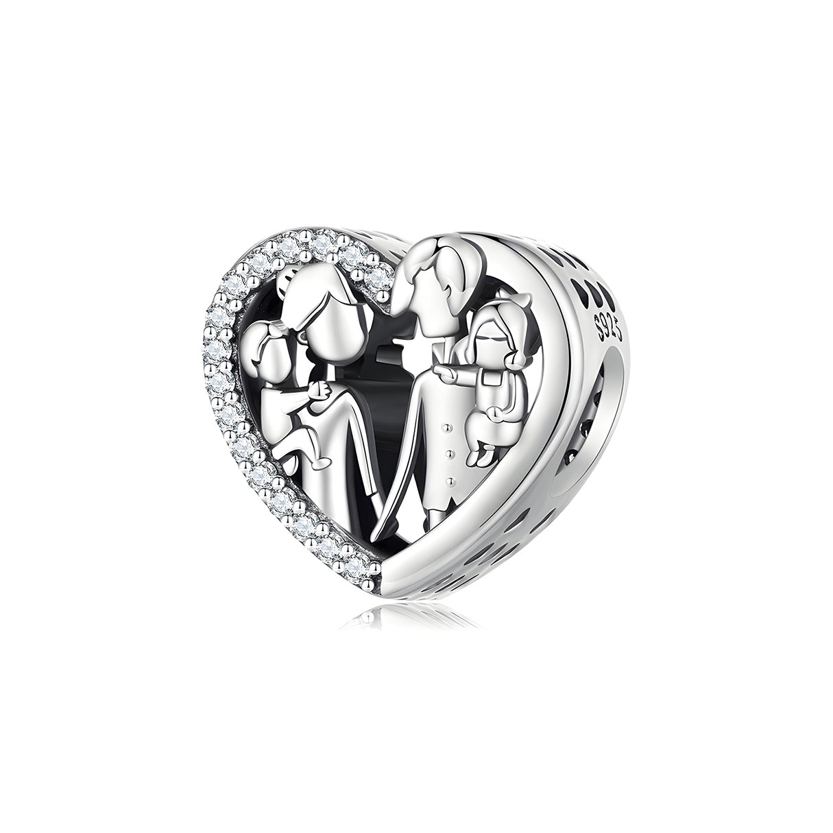 Charm de Corazón, Plata .925, Ame Glam Pop