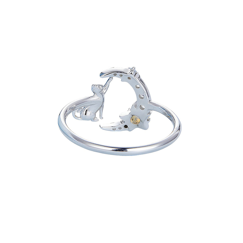 Anillo de Plata .925, Moon Cat, Miow