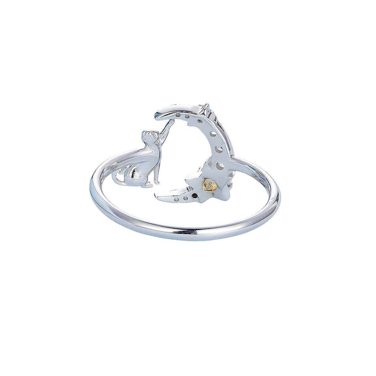 Anillo de Plata .925, Moon Cat, Miow