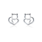 Aretes de Plata .925, Cat'S Love, Miow
