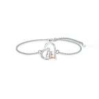 Pulsera de Plata .925, Cat Girl, Miow