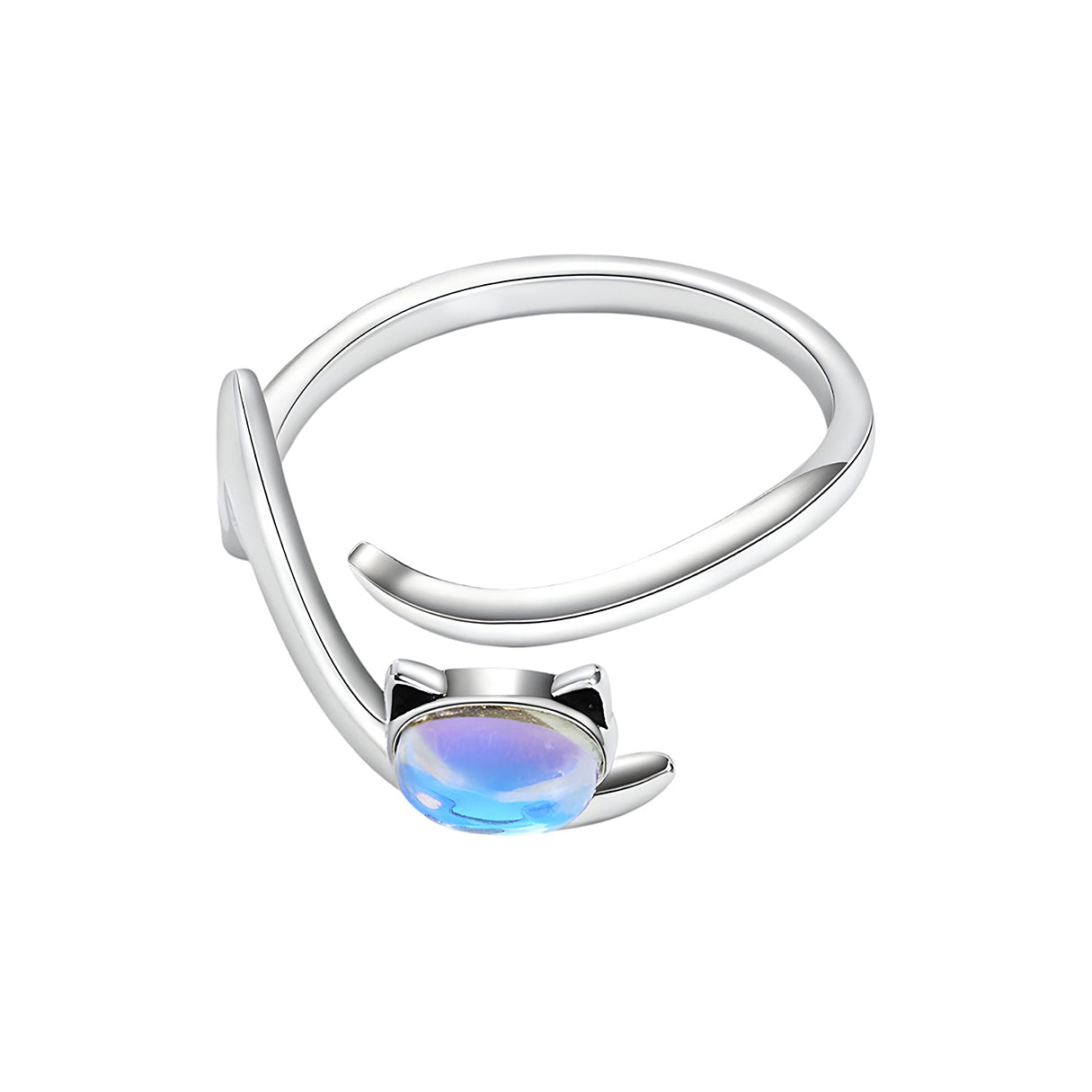 Anillo de Plata .925, Blue Cat, Miow