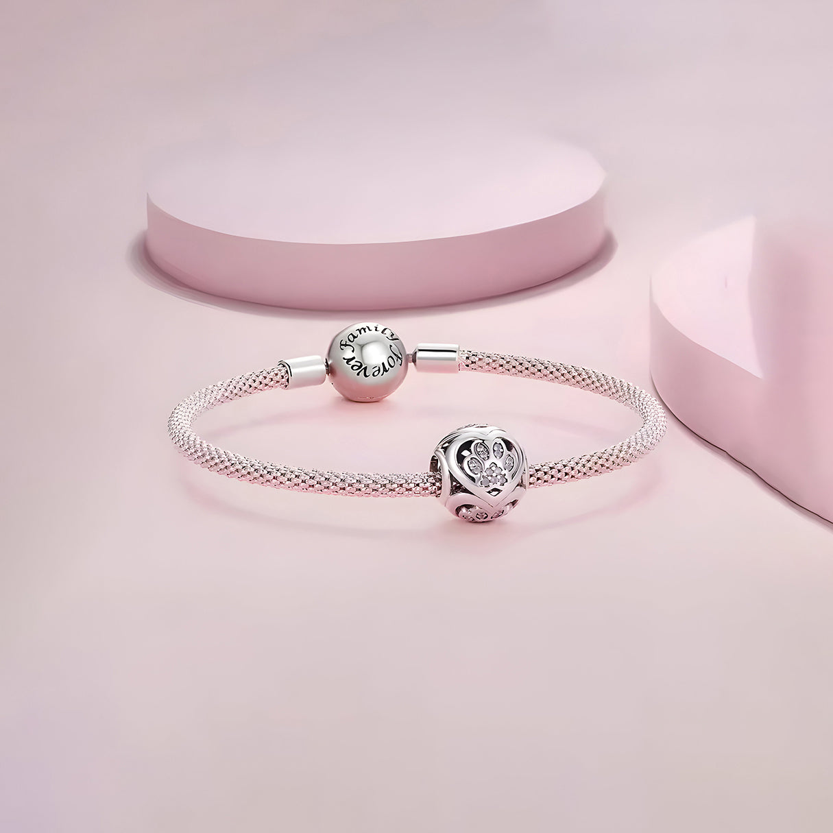 Charm de Plata .925, Footprint, Miow