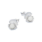 Aretes de Concha, Plata .925, Ame Glam Pop