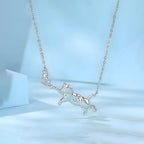 Collar de Plata .925, Butterfly Cat, Miow