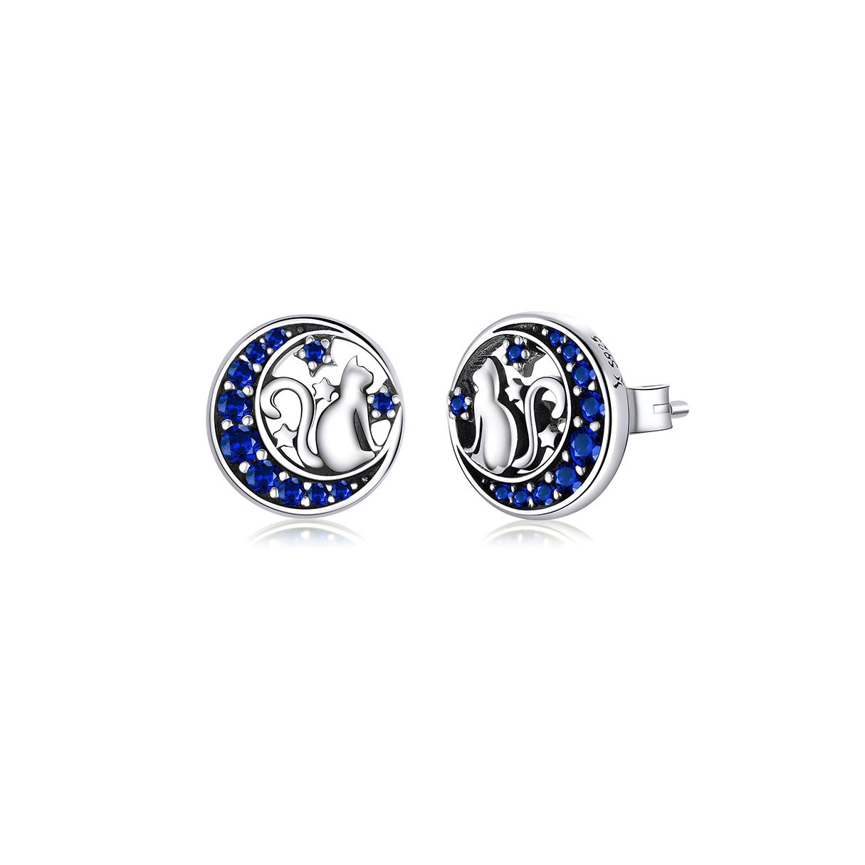 Aretes de Plata .925, Cats In The Sky, Miow