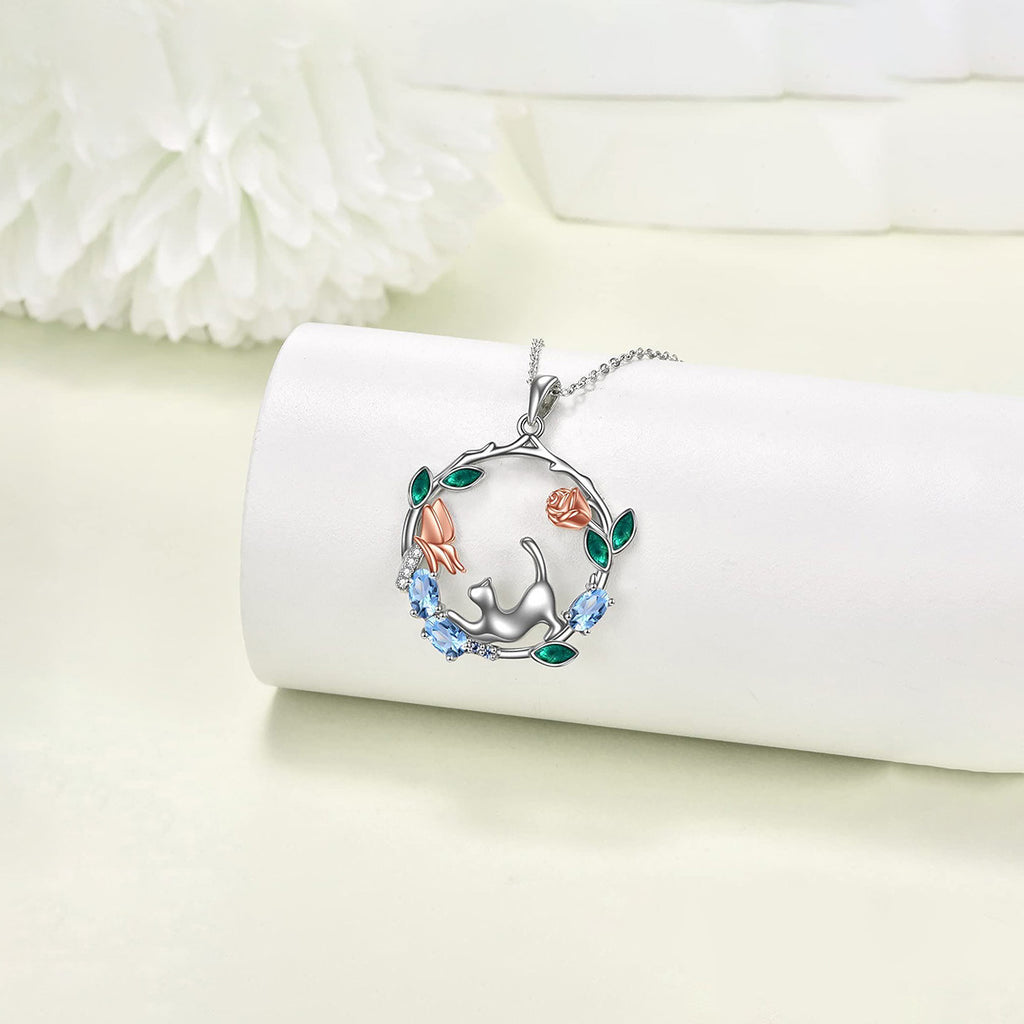 Collar de Plata .925, Cat, Miow