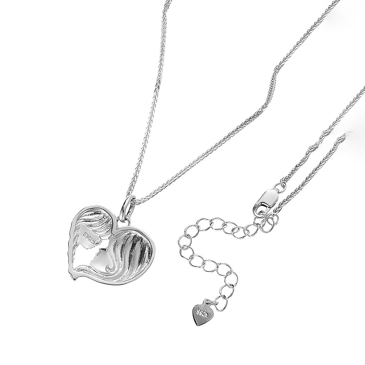Collar de Corazón, Plata .925, Ame Glam Pop