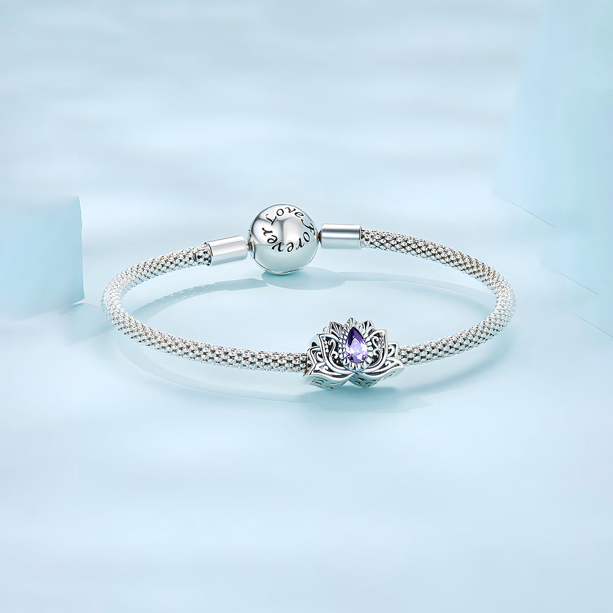 Charm de Flor de Loto, Plata .925, Ame Glam Pop