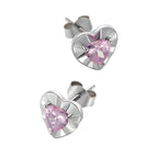 Aretes de Corazón, Plata .925, Ame Glam Pop