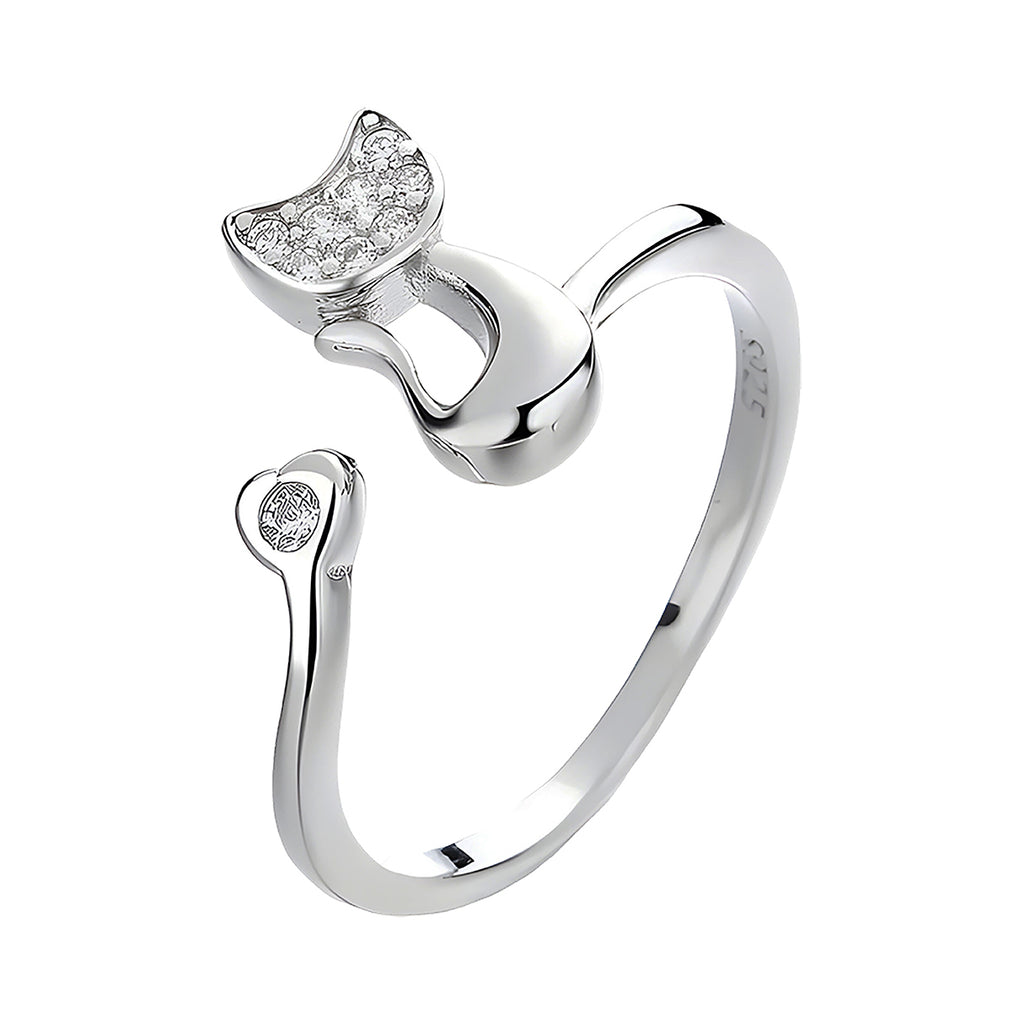 Anillo de Plata .925, Shiny Cat, Miow