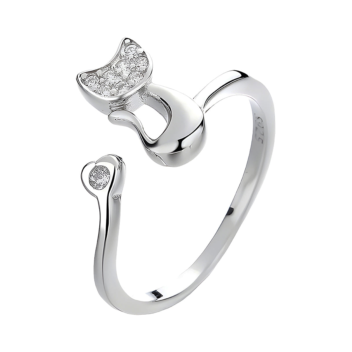 Anillo de Plata .925, Shiny Cat, Miow