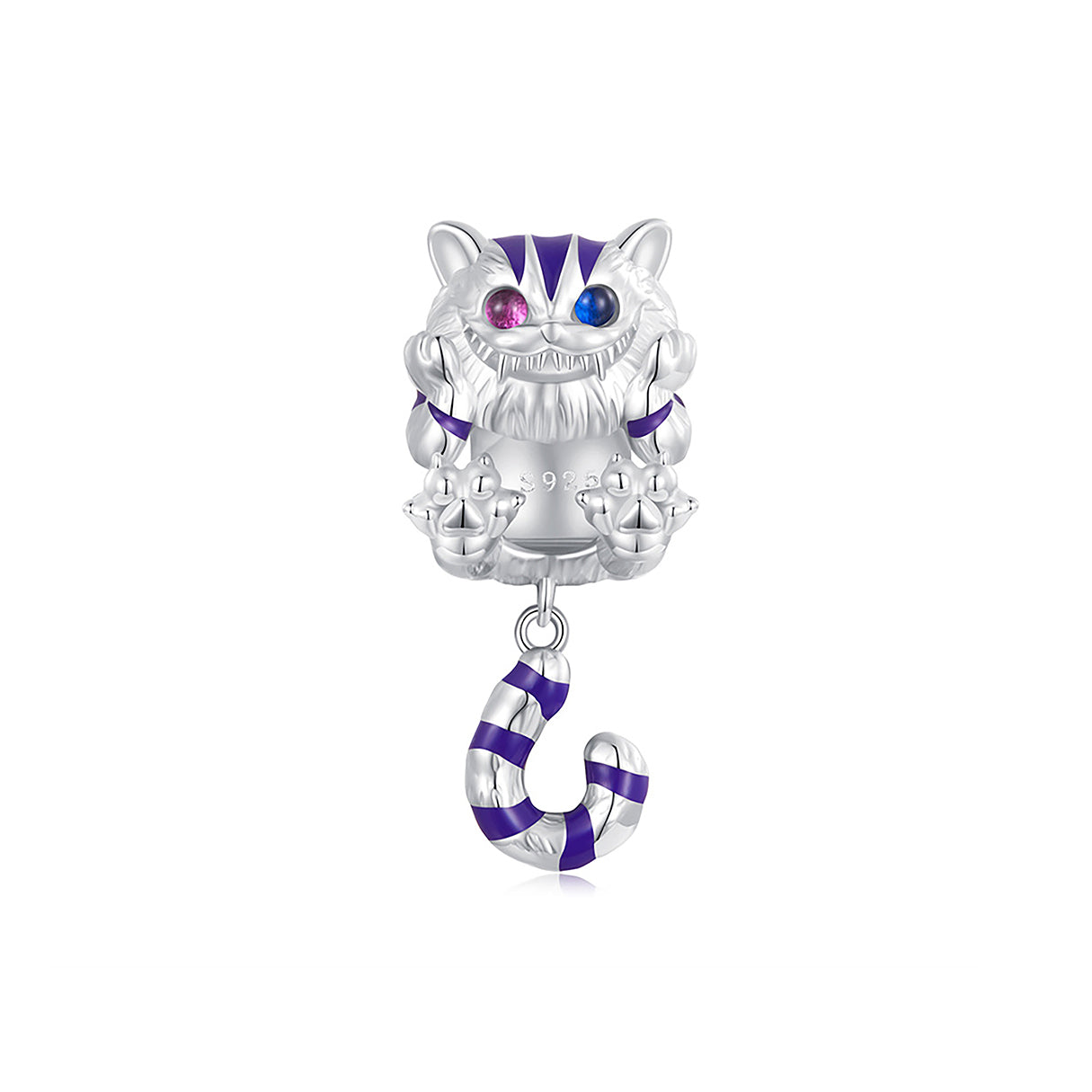 Charm de Plata .925, Cheshire, Miow