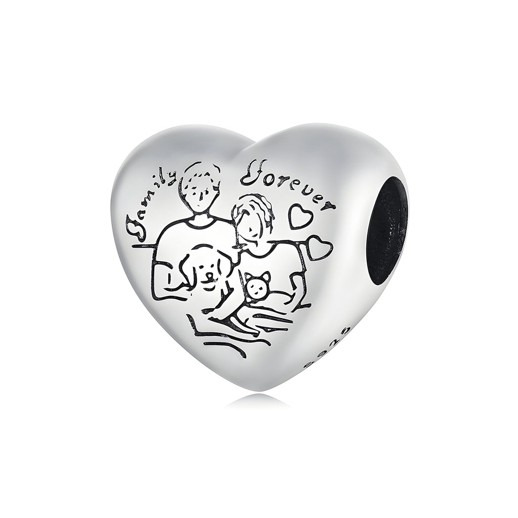 Charm de Corazón, Plata .925, Ame Glam Pop