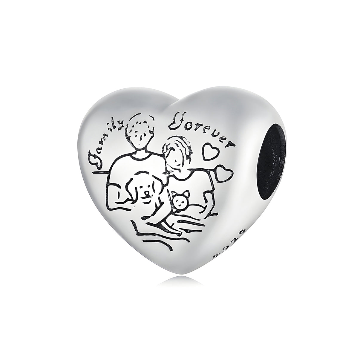 Charm de Corazón, Plata .925, Ame Glam Pop