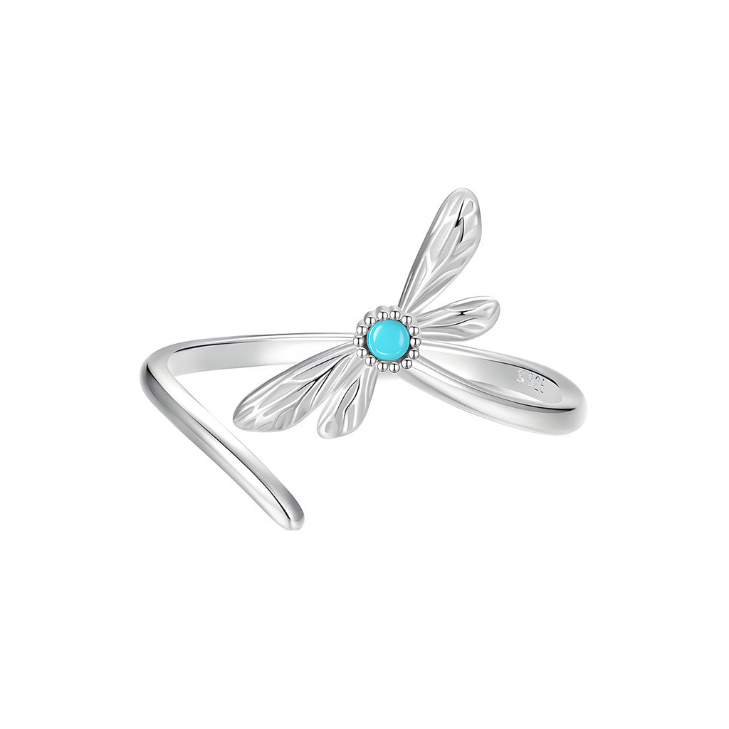 Anillo de Libélula, Plata .925, Ame Glam Pop