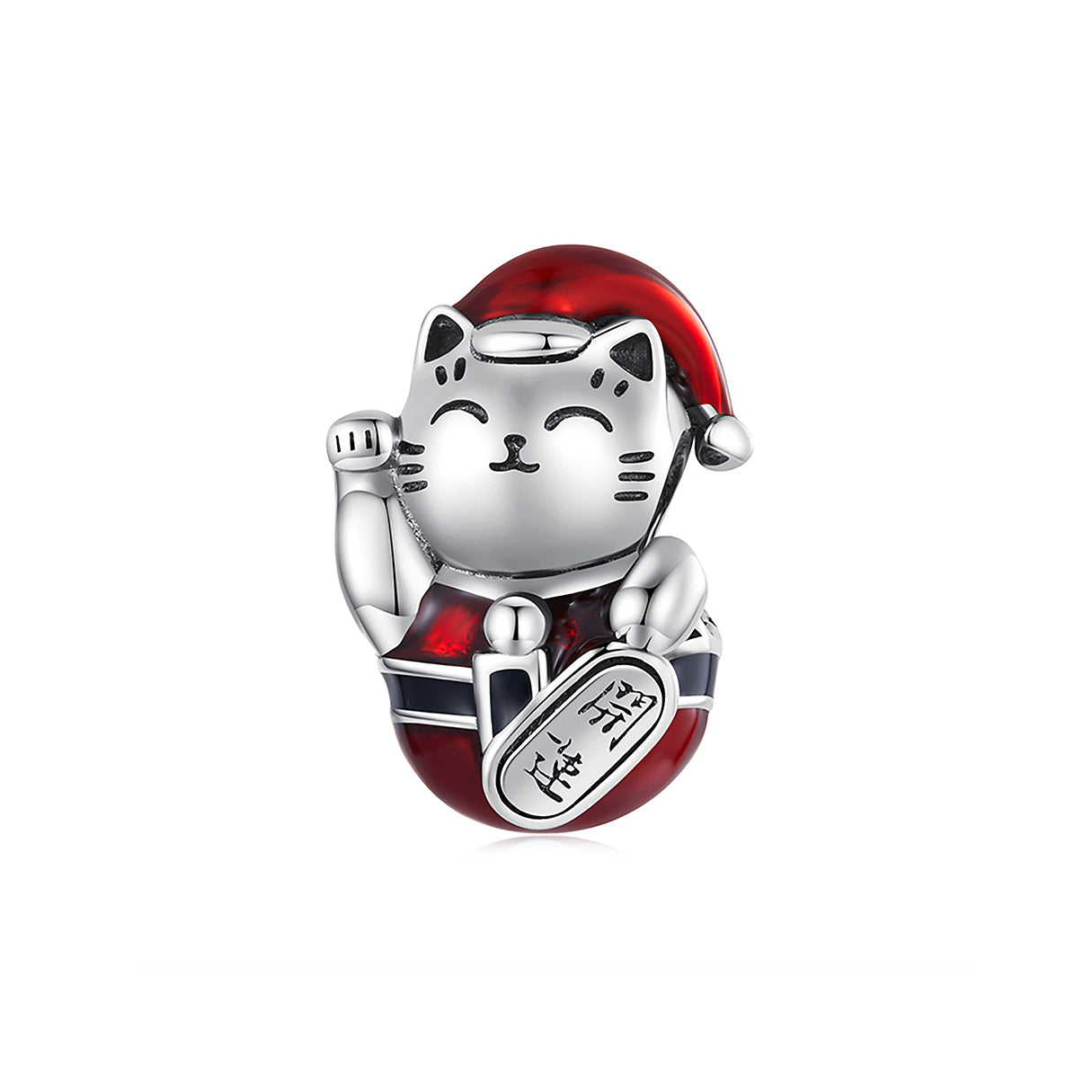 Charm de Plata .925, Claus Cat, Miow