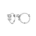 Aretes de Plata .925, Hugging Cats, Miow