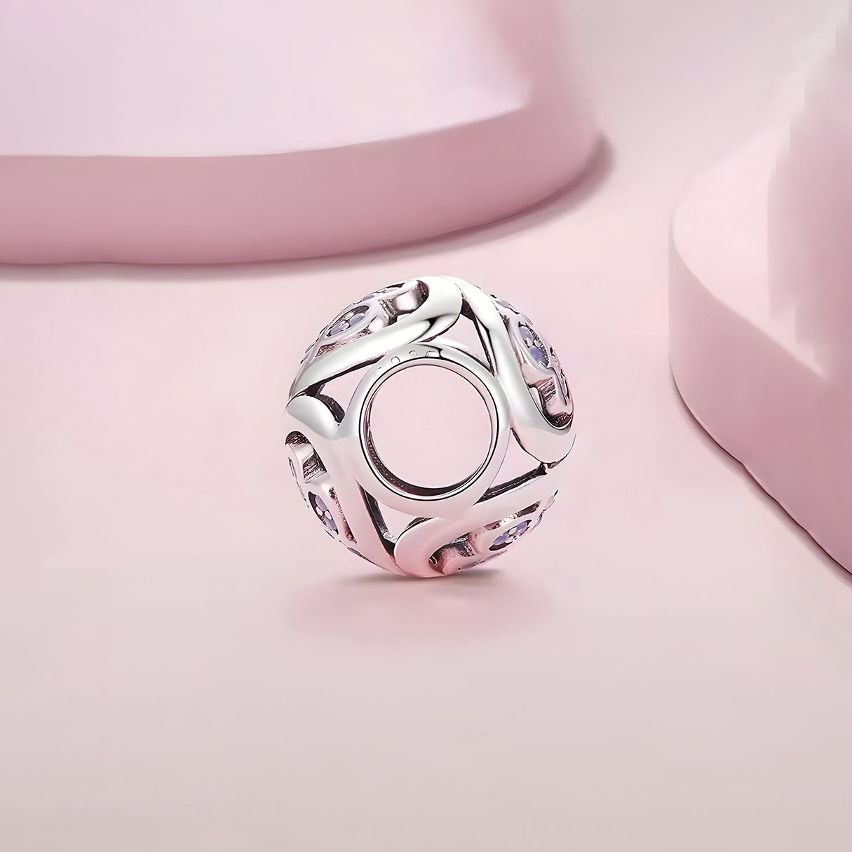 Charm de Plata .925, Footprint, Miow