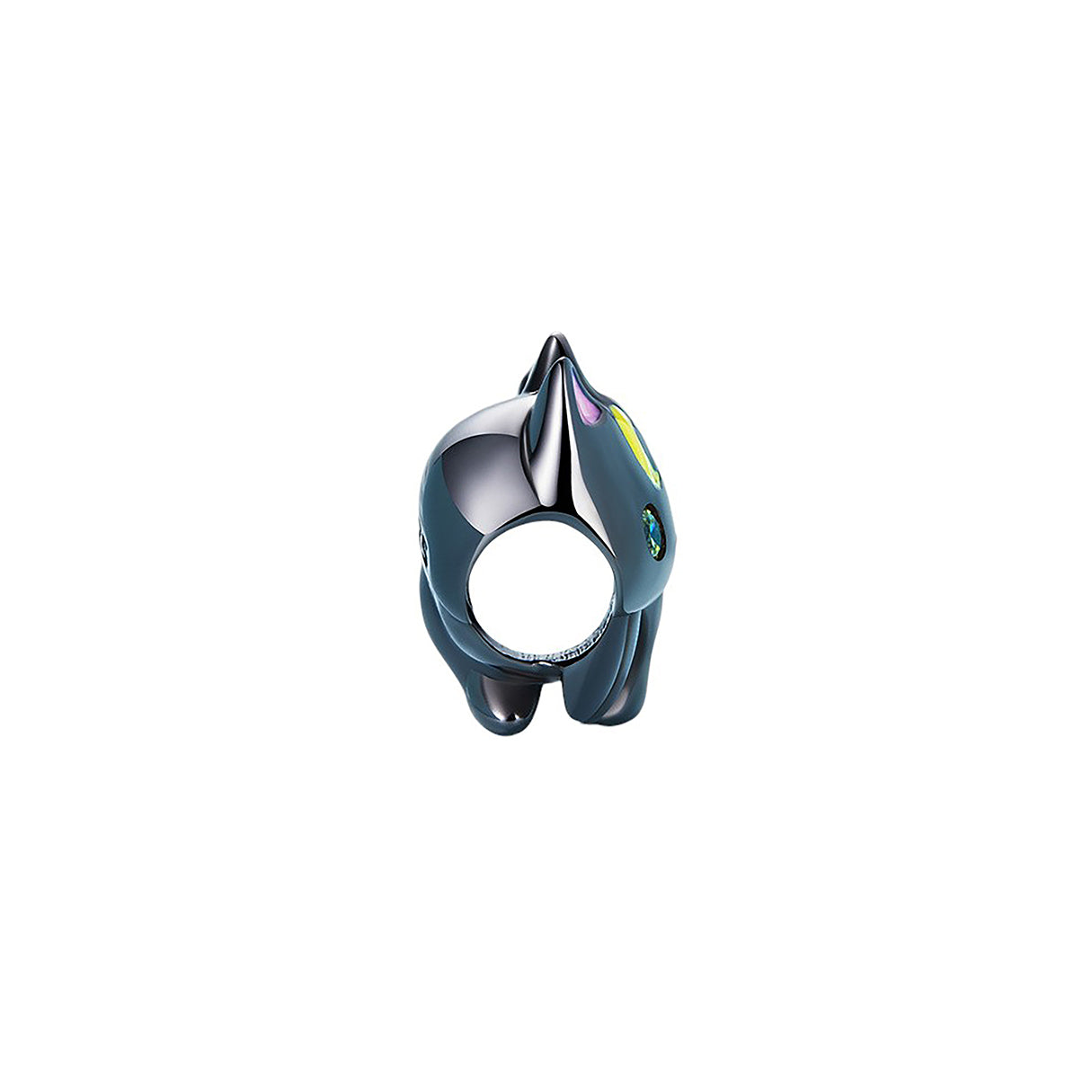 Charm de Plata .925, Black Kitten, Miow